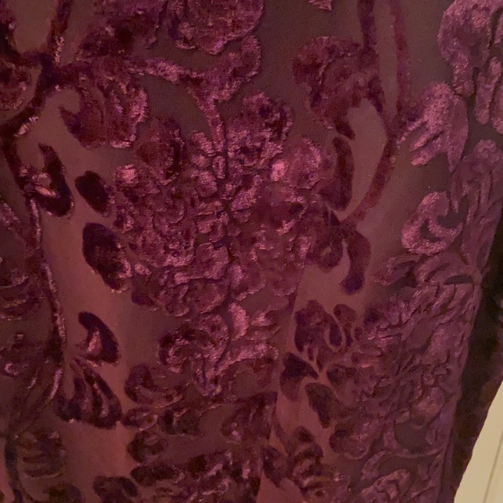 NWOT Rampage Burgundy Dress Size 5 Lined Shell 54% Rayon 46% Polyester Adorable - Picture 2 of 8